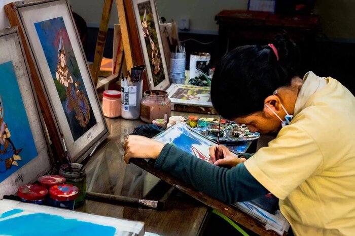 Cambodia painting